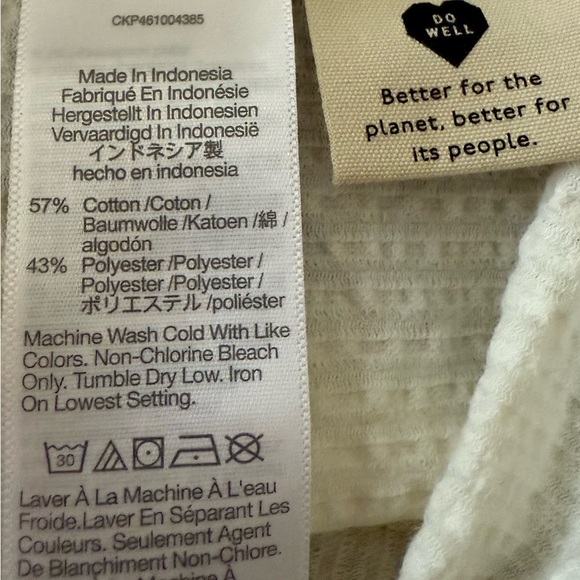 Madewell Seersucker Apron Tank Top - Picture 7 of 7